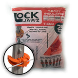 LockJawz (25/pk) Electric Fence T Post Insulators - (T-360)