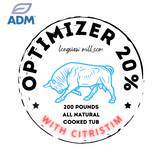 ADM Optimizer 20% AN Cooked Protein Tub with CitriStim 200lbs