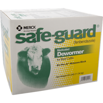Safe-Guard Dewormer Block 25lbs